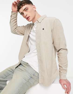 beige carhartt shirt