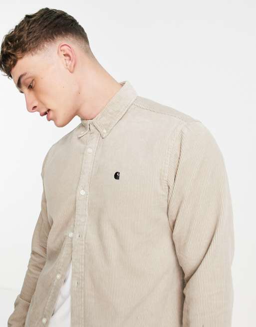 Chemise carhartt beige new arrivals