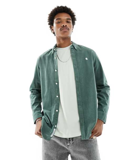 Carhartt WIP skyler quilted overshirt in green