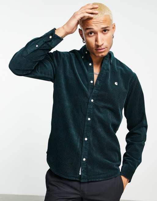 Carhartt WIP – Madison – Grön manchesterskjorta