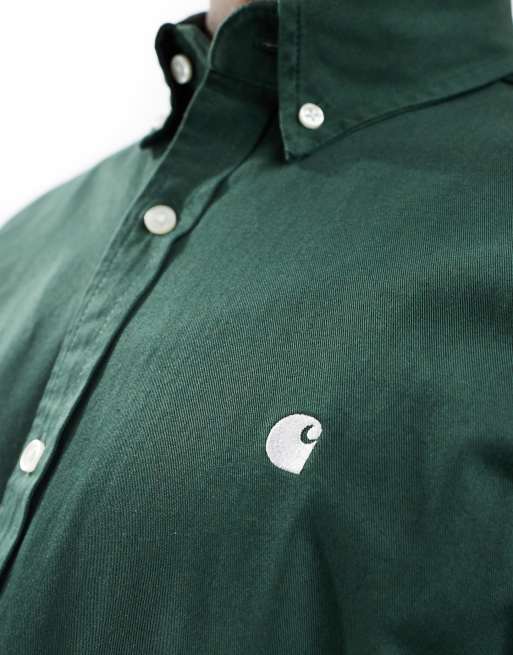 Carhartt WIP – Madison – Langärmliges Hemd in Grün, 3 von 4