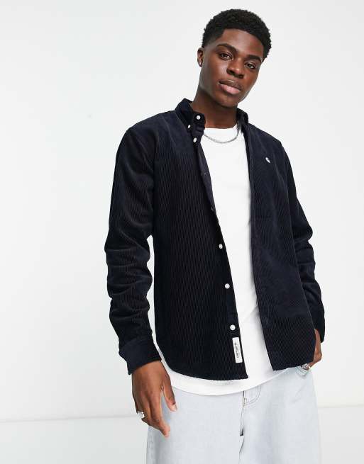 Carhartt WIP – Madison – Marinblå skjorta i manchester
