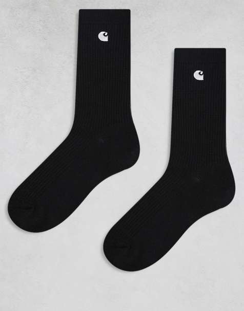 Carhartt WIP – Madison – Svarta strumpor, 2-pack - view 1