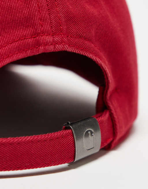Carhartt WIP - Madison - Uniseks pet met logo in rood, 3 van 4