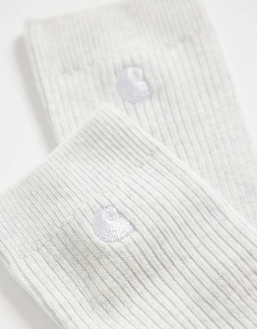 Carhartt WIP – Madison – Zestaw 2 par szarych skarpetek, 2 z 3