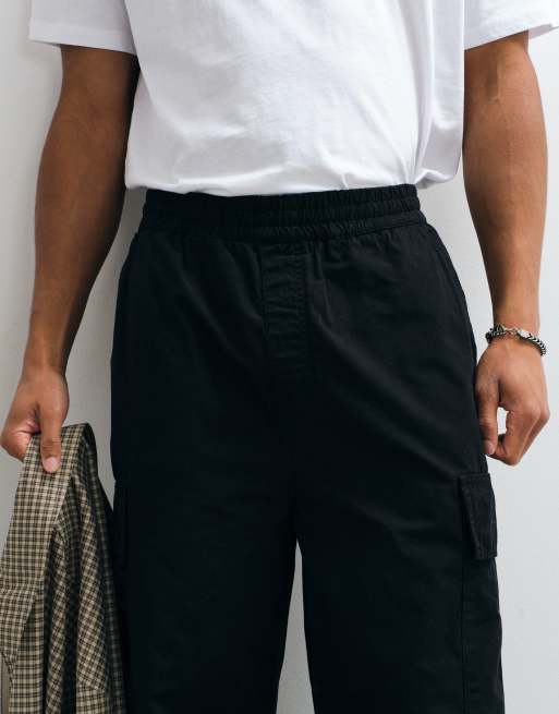 Carhartt WIP Mandler pantaloni cargo baggy extra larghi neri, 2 di 5