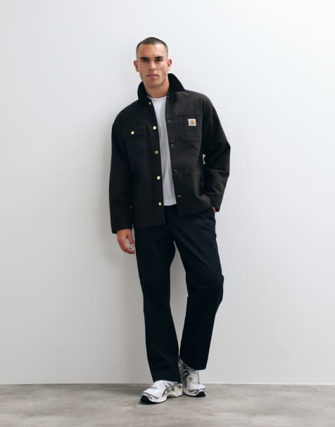 Carhartt WIP manteau Michigan marron foncé - view 1