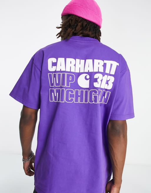 Carhartt WIP – Manual – Lila t-shirt