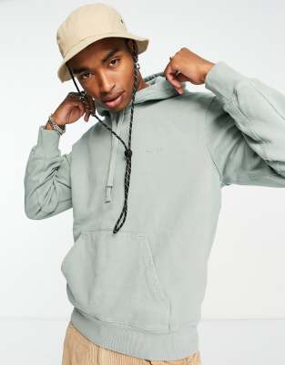 Carhartt WIP marfa raw seam hoodie in green - ASOS Price Checker