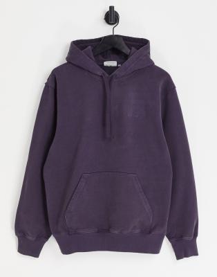 Carhartt WIP marfa raw seam hoodie in purple - ASOS Price Checker