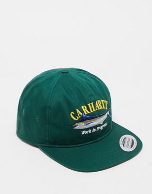 Carhartt WIP marlin cap in green