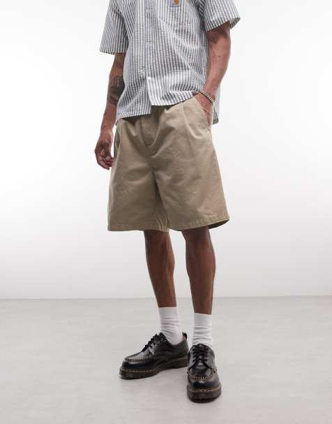 Carhartt WIP marv shorts in beige 