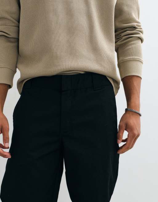 Carhartt WIP Master afslappede tapered-fit bukser i sort, 5 af 5