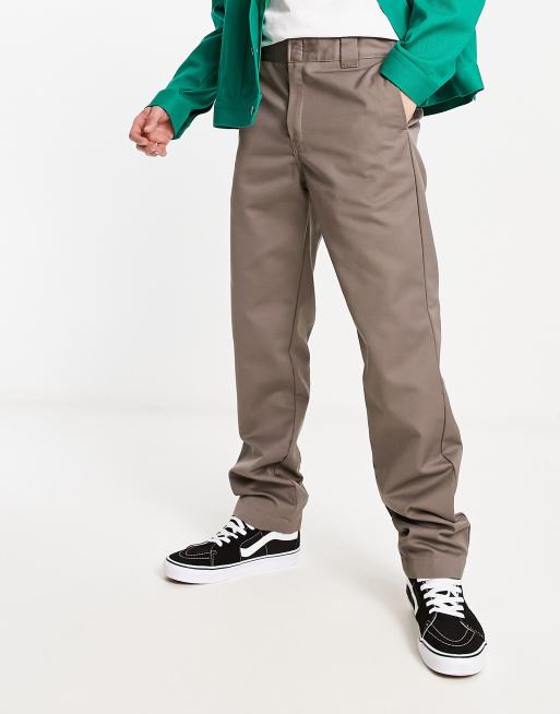 Carhartt WIP – Master – Bruna avsmalnande chinos med avslappnad passform