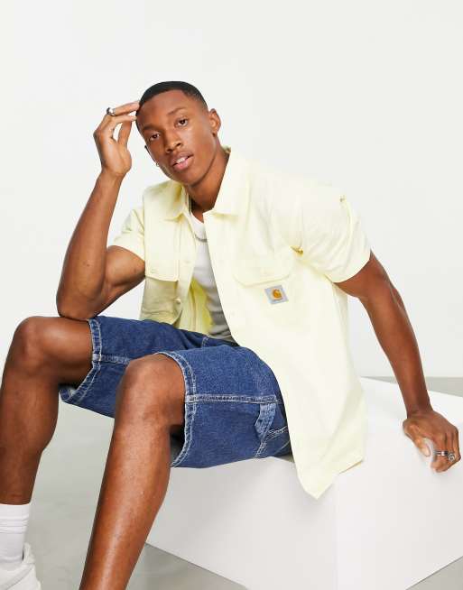 Carhartt WIP - Master - Overhemd met korte mouwen in geel