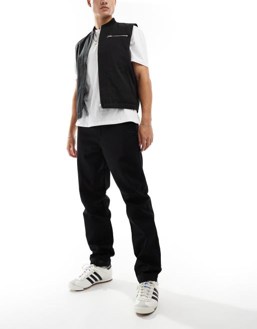 Carhartt WIP - Master - Pantaloni comodi neri, 4 di 5