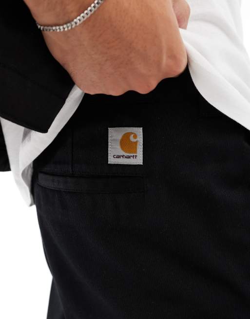 Carhartt WIP Master relaxed fit pants in black ASOS