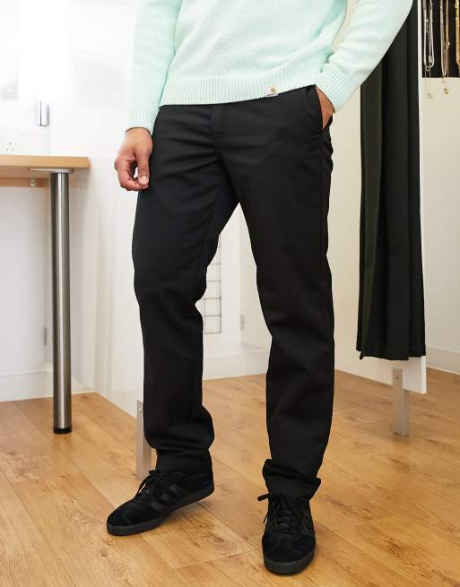 Carhartt WIP Master relaxed tapered chinos in black