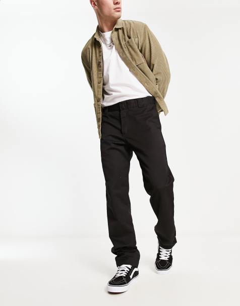Carhartt WIP - Master - Ruimvallende toelopende chino's in zwart - view 1