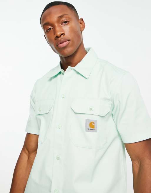 Carhartt button up 2025 short sleeve shirts