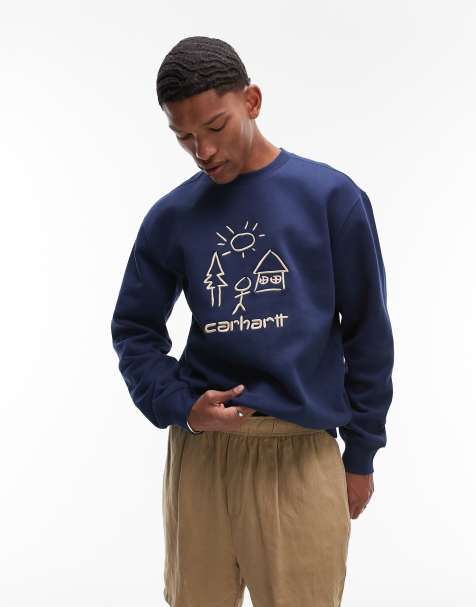 Carhartt WIP – Masterpiece – Granatowe bluza - view 1