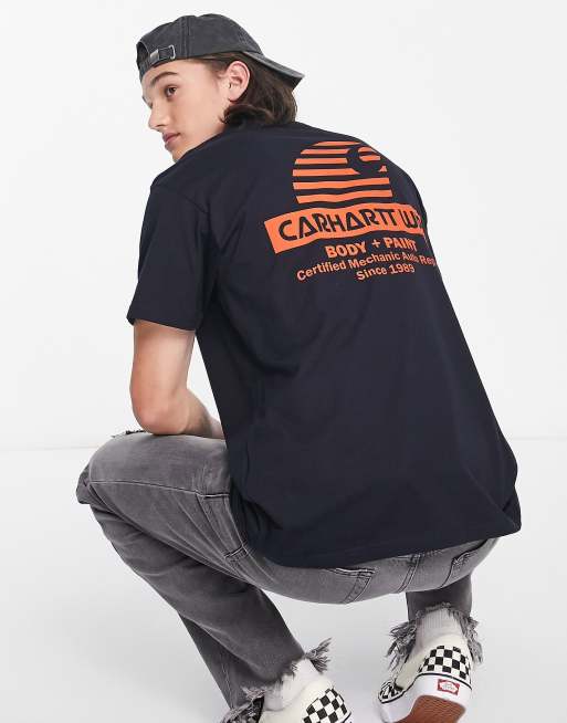 Carhartt WIP mechanic t-shirt in navy
