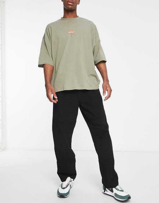 Carhartt WIP – Medley – Arbeitshose in Schwarz mit Cord-Detail, 3 von 4