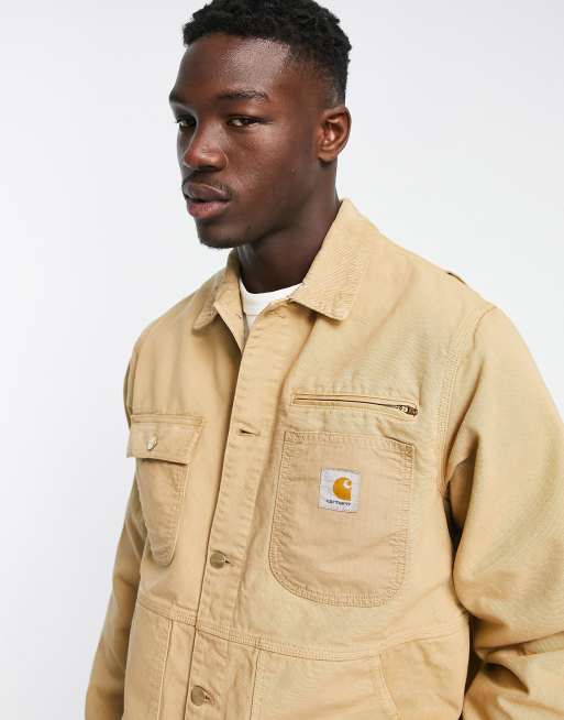 Carhartt WIP medley cord detail jacket in brown | ASOS