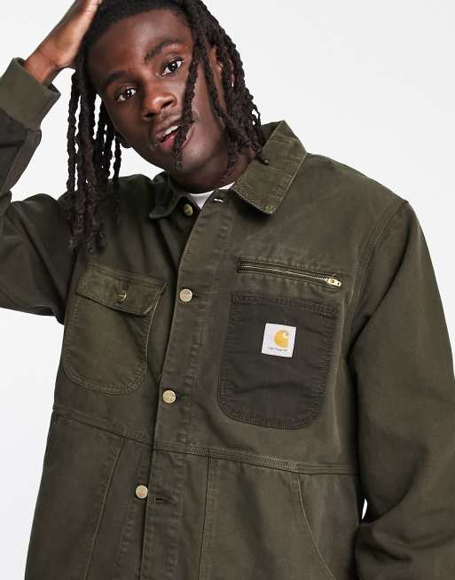 Carhartt WIP medley cord detail jacket in khaki | ASOS