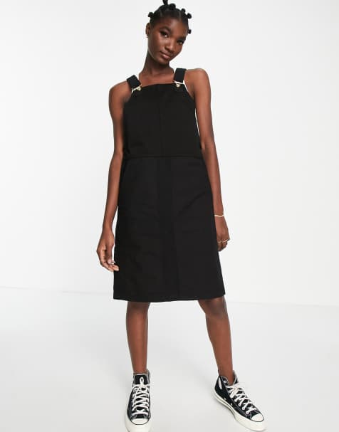 Carhartt WIP medley overall dress in black - view 1