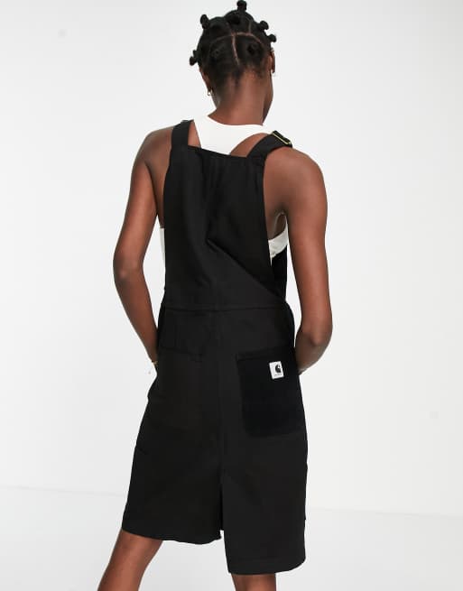 Carhartt WIP medley overall dress in black, 2 of 4