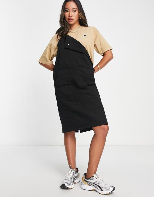 Carhartt WIP medley overall dress in black