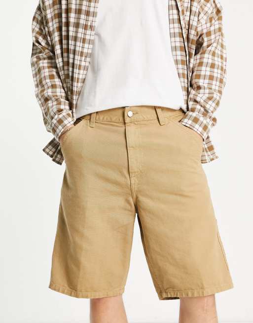 Carhartt WIP - Medley - Short met corduroy detail in bruin