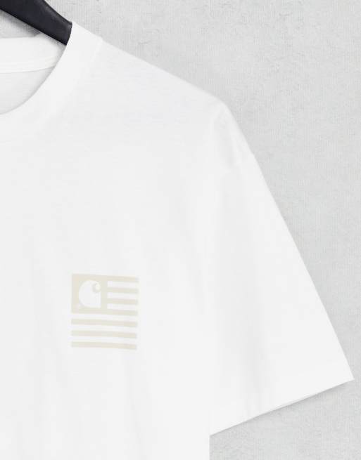 Carhartt WIP - Medley State - T-shirt met print op de achterkant in wit, 3 van 4