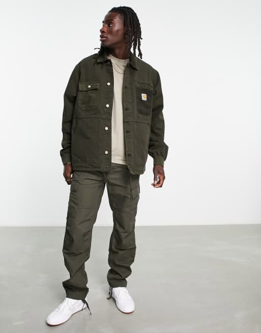 Carhartt WIP Medley Veste avec details en velours cotele Kaki