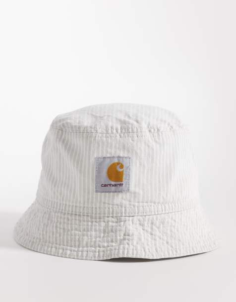 Carhartt WIP mercer bucket hat in grey stripe