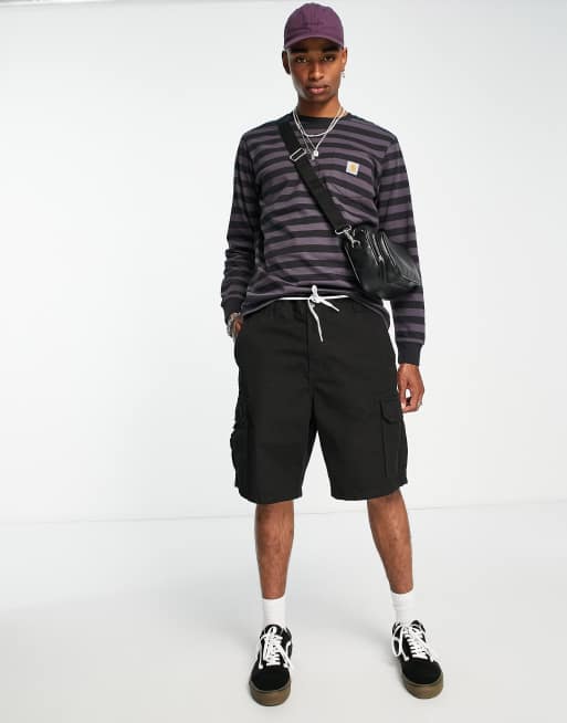 Carhartt WIP - Merrick - Lilla top med lange ærmer og striber, 4 af 4