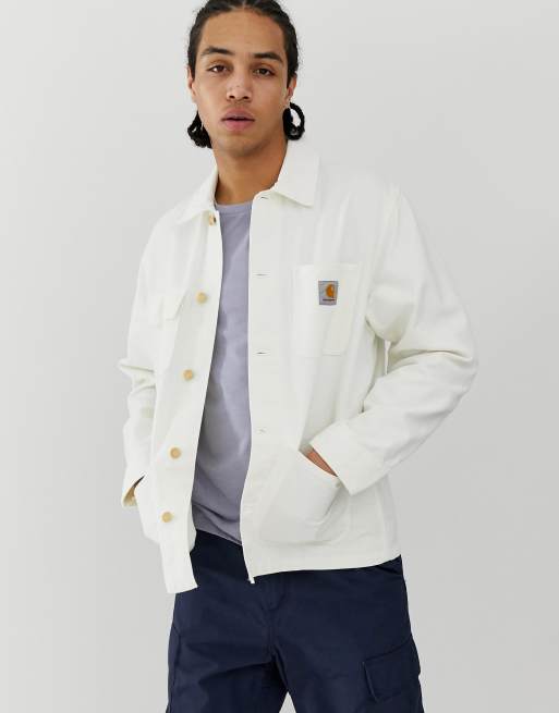 Carhartt WIP Michigan 100 organic cotton jacket in wax rinsed ASOS