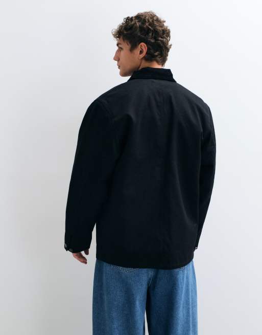Carhartt WIP Michigan coat in black, 4 of 5