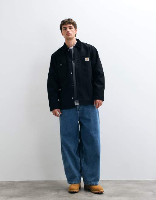 Carhartt WIP Michigan coat in black, 5 of 5