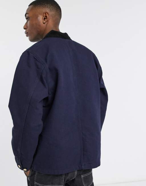 Carhartt WIP Michigan coat in dark navy | ASOS