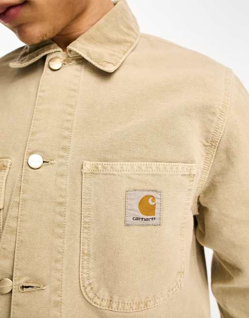 Carhartt Chore Jacket Carhartt Michigan Coat Beige Carhartt WIP