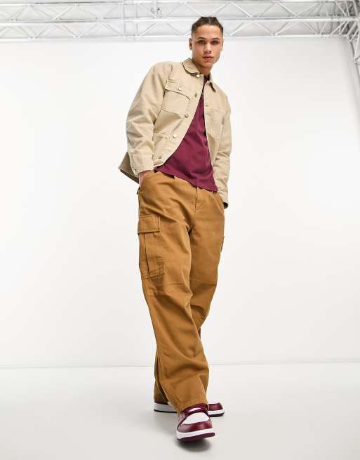 Carhartt WIP Michigan coat in faded brown, 4 of 4