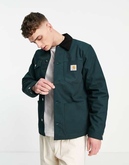 Carhartt WIP michigan coat in forest green