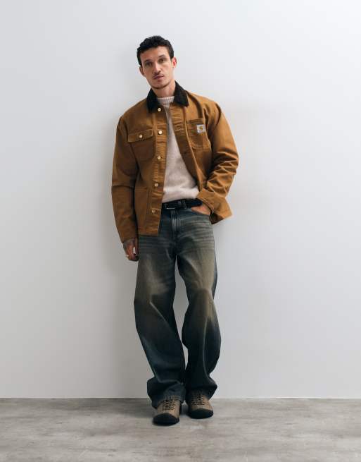 Carhartt WIP michigan coat in hamilton brown, 5 of 5
