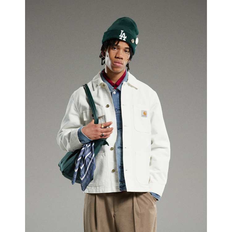Carhartt WIP michigan coat in white | ASOS