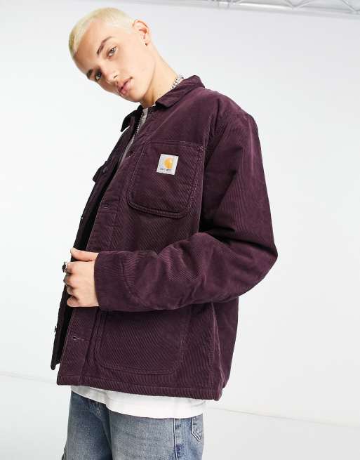Carhartt WIP - Michigan - Corduroy jack in paars