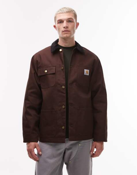 Carhartt WIP – Michigan – Jacke in Dunkelbraun - view 1