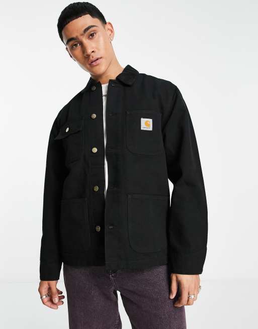 Carhartt michigan hot sale jacket black