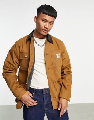 Carhartt WIP michigan jacket in brown | ASOS